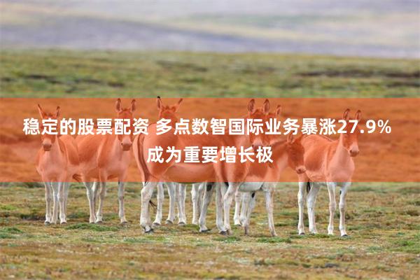稳定的股票配资 多点数智国际业务暴涨27.9% 成为重要增长极