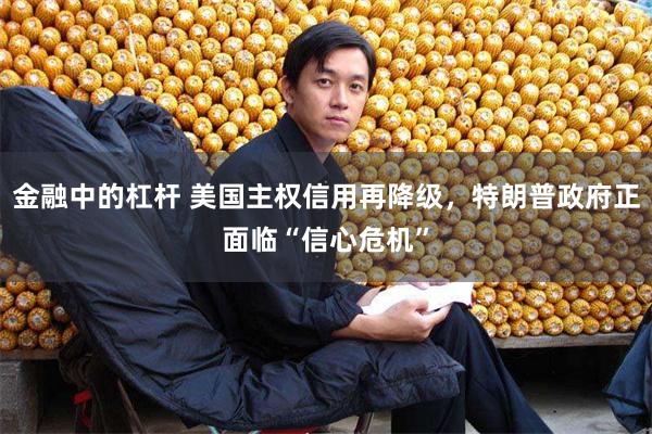 金融中的杠杆 美国主权信用再降级，特朗普政府正面临“信心危机”