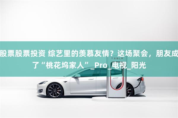 股票股票投资 综艺里的羡慕友情？这场聚会，朋友成了“桃花坞家人”_Pro_电视_阳光