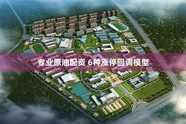 专业原油配资 6种涨停回调模型